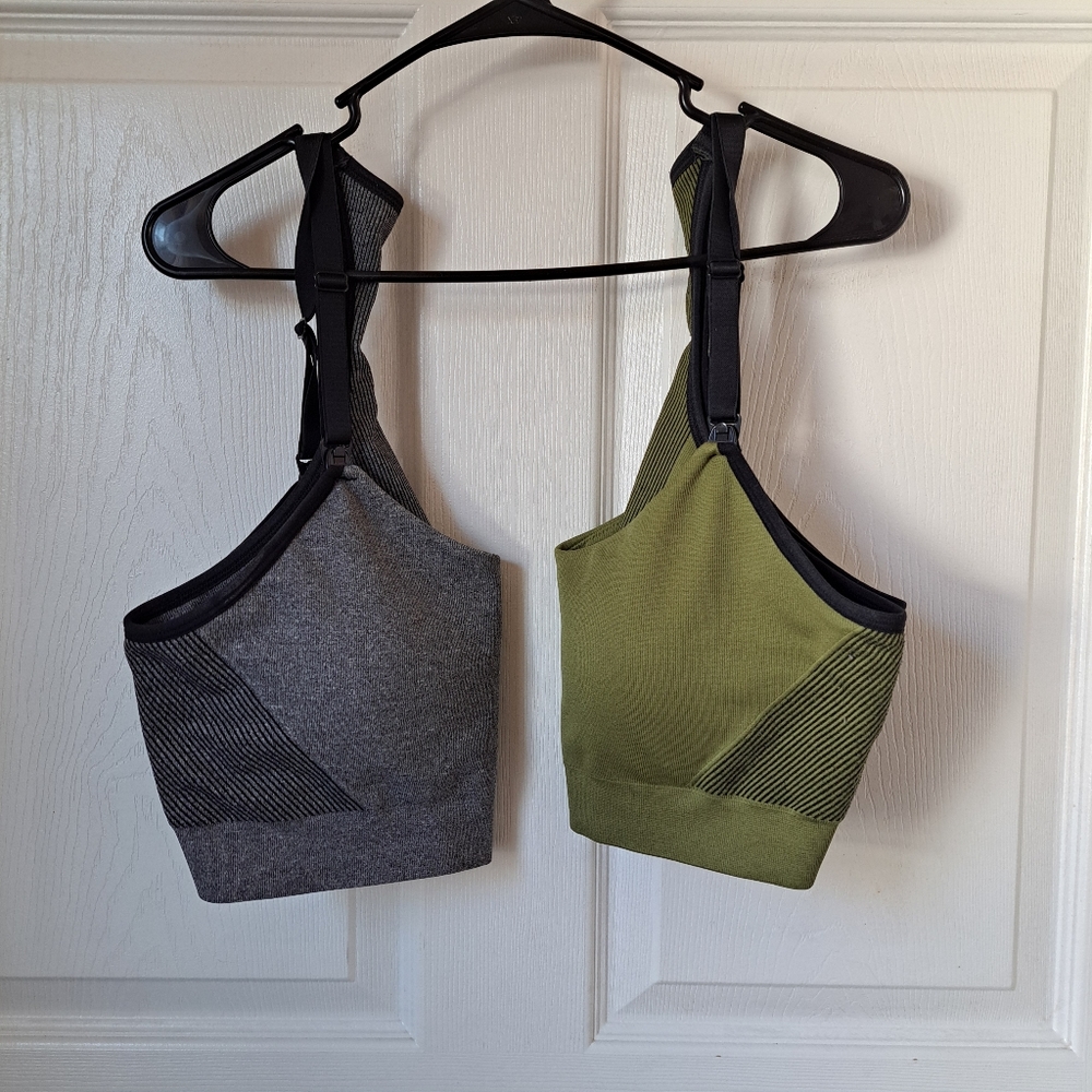Two nursing bras